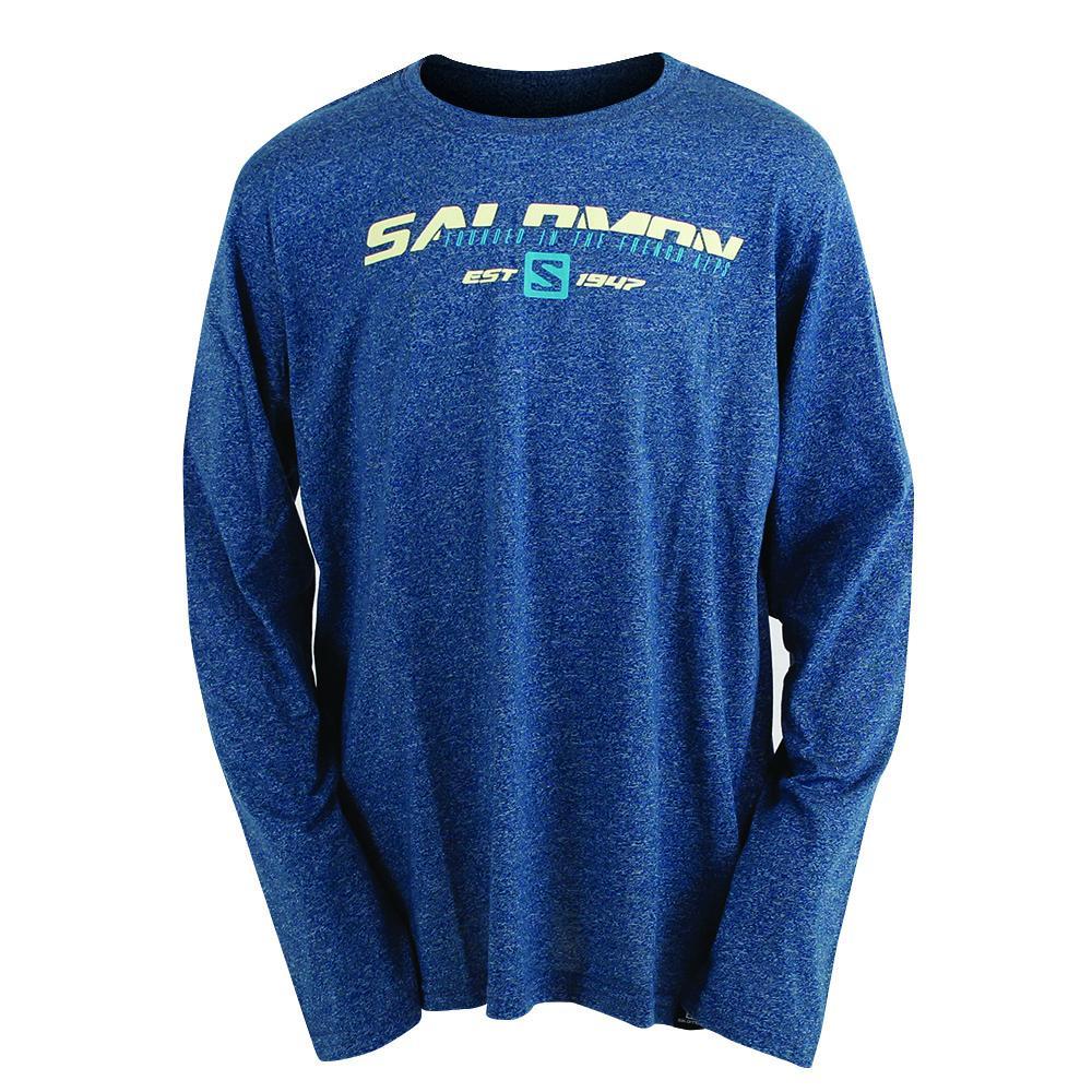 SALOMON FAST FORWARD LS B Philippines - Kids' Tee Shirt - Blue | 952034-JZB